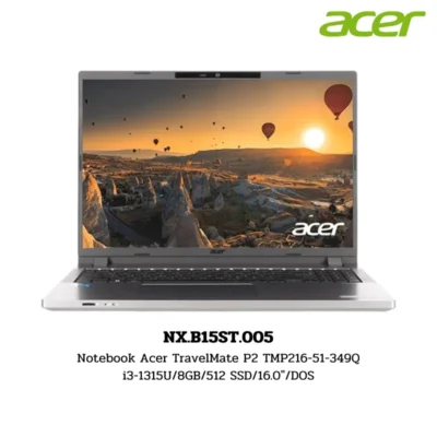 Notebook Acer TravelMate P2 TMP216-51-349Q i3-1315U/8GB/512 SSD/16.0″/DOS (NX.B15ST.005)