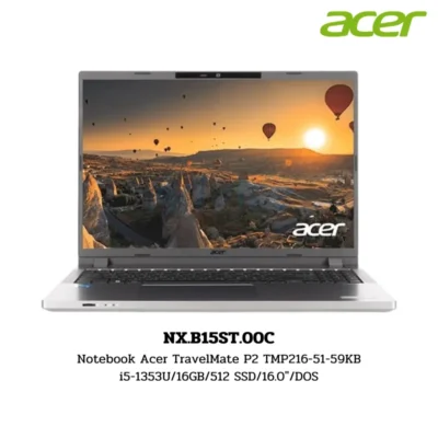 Notebook Acer TravelMate P2 TMP216-51-59KB i5-1353U/16GB/512 SSD/16.0″/DOS (NX.B15ST.00C)