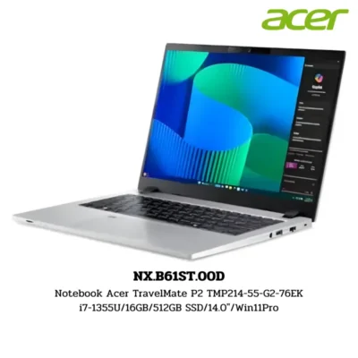 Notebook Acer TravelMate P2 TMP214-55-G2-76EK i7-1355U/16GB/512GB SSD/14.0″/Win11Pro (NX.B61ST.00D)