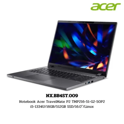 Notebook Acer TravelMate P2 TMP216-51-G2-50P2 i5-1334U/16GB/512GB SSD/16.0″/Linux (NX.BB4ST.009)