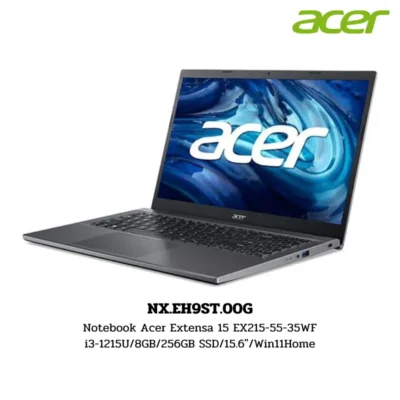 Notebook Acer Extensa 15 EX215-55-35WF i3-1215U/8GB/256GB SSD/15.6″/Win11Home (NX.EH9ST.00G)