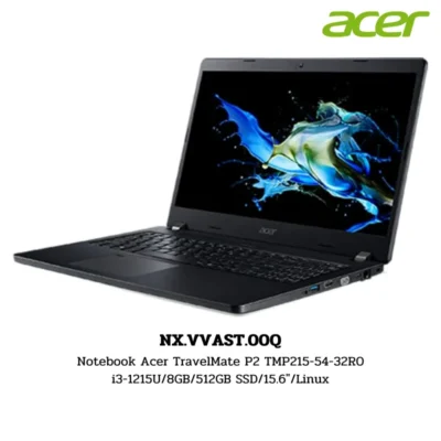 Notebook Acer TravelMate P2 TMP215-54-32R0 i3-1215U/8GB/512GB SSD/15.6″/Linux (NX.VVAST.00Q)