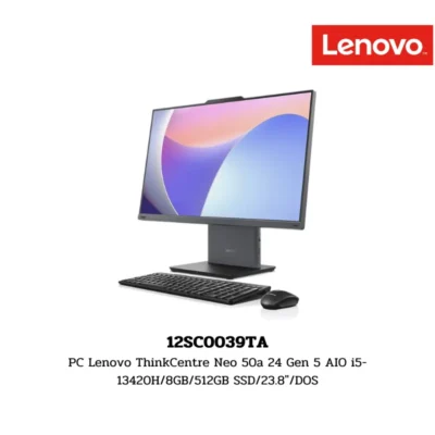 PC Lenovo ThinkCentre Neo 50a 24 Gen 5 AIO i5-13420H/8GB/512GB SSD/23.8″/DOS (12SC0039TA)