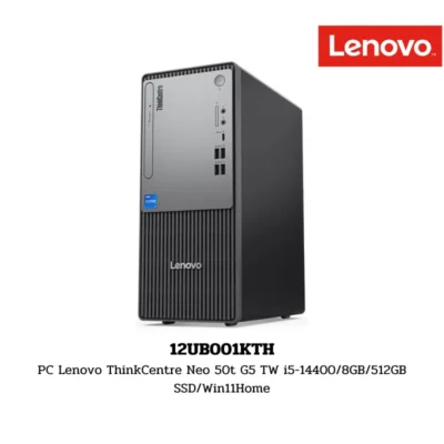 PC Lenovo ThinkCentre Neo 50t G5 TW i5-14400/8GB/512GB SSD/Win11Home (12UB001KTH)