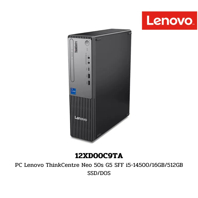 PC Lenovo ThinkCentre Neo 50s G5 SFF i5-14500/16GB/512GB SSD/DOS (12XD00C9TA)