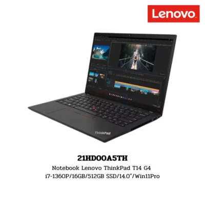 Notebook Lenovo ThinkPad T14 G4 i7-1360P/16GB/512GB SSD/14.0″/Win11Pro (21HD00A5TH)
