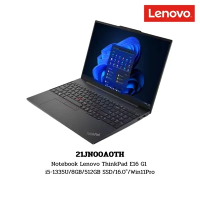 Notebook Lenovo ThinkPad E16 G1 i5-1335U/8GB/512GB SSD/16.0″/Win11Pro (21JN00A0TH)