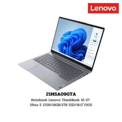 Notebook Lenovo ThinkBook 16 G7 Ultra 5 125H/16GB/1TB SSD/16.0″/DOS (21MSA09GTA)
