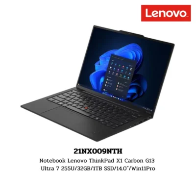 Notebook Lenovo ThinkPad X1 Carbon G13 Ultra 7 255U/32GB/1TB SSD/14.0″/Win11Pro (21NX009NTH)