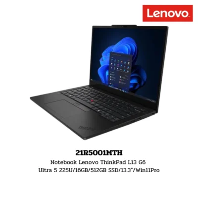 Notebook Lenovo ThinkPad L13 G6 Ultra 5 225U/16GB/512GB SSD/13.3″/Win11Pro (21R5001MTH)