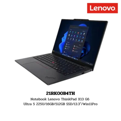 Notebook Lenovo ThinkPad X13 G6 Ultra 5 225U/16GB/512GB SSD/13.3″/Win11Pro (21RK00B4TH)