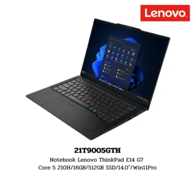 Notebook Lenovo ThinkPad E14 G7 Core 5 210H/16GB/512GB SSD/14.0″/Win11Pro (21T9005GTH)