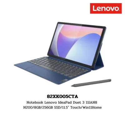 Notebook Lenovo IdeaPad Duet 3 11IAN8 N200/8GB/256GB SSD/11.5″ Touch/Win11Home (82XK005CTA)