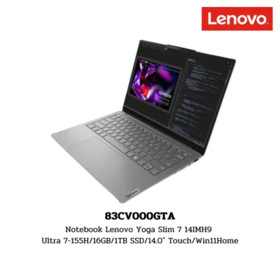 Notebook Lenovo Yoga Slim 7 14IMH9 Ultra 7-155H/16GB/1TB SSD/14.0″ Touch/Win11Home (83CV000GTA)