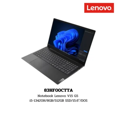 Notebook Lenovo V15 G5 i5-13420H/8GB/512GB SSD/15.6″/DOS (83HF00CTTA)