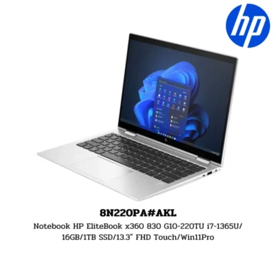 Notebook HP EliteBook x360 830 G10-220TU i7-1365U/16GB/1TB SSD/13.3″ FHD Touch/Win11Pro (8N220PA#AKL)
