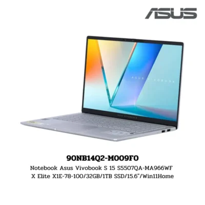 Notebook Asus Vivobook S 15 S5507QA-MA966WF X Elite X1E-78-100/32GB/1TB SSD/15.6″/Win11Home (90NB14Q2-M009F0)