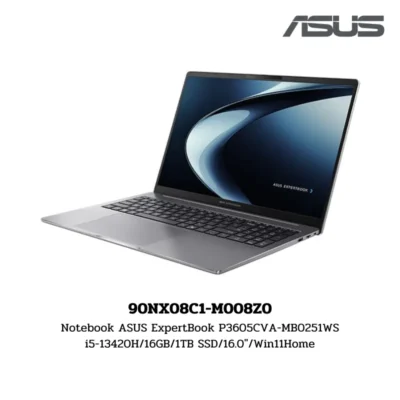 Notebook ASUS ExpertBook P3605CVA-MB0251WS i5-13420H/16GB/1TB SSD/16.0″/Win11Home (90NX08C1-M008Z0)