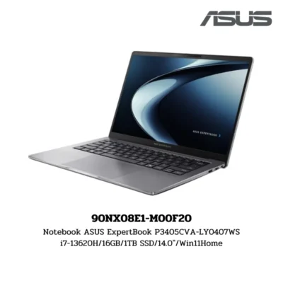 Notebook ASUS ExpertBook P3405CVA-LY0407WS i7-13620H/16GB/1TB SSD/14.0″/Win11Home (90NX08E1-M00F20)