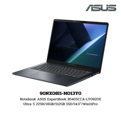 Notebook ASUS ExpertBook B5405CCA-LY0920X Ultra 5 225H/16GB/512GB SSD/14.0″/Win11Pro (90NX08I1-M013Y0)