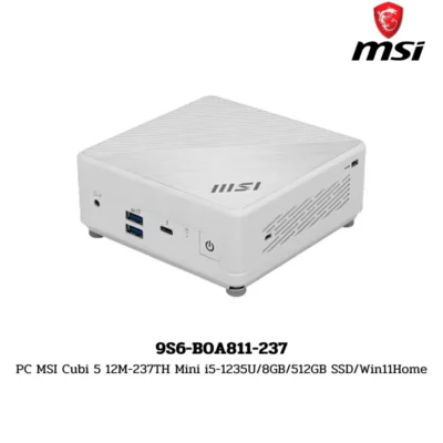 PC MSI Cubi 5 12M-237TH Mini i5-1235U/8GB/512GB SSD/Win11Home (9S6-B0A811-237)