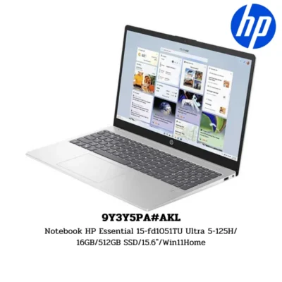 Notebook HP Essential 15-fd1051TU Ultra 5-125H/16GB/512GB SSD/15.6″/Win11Home (9Y3Y5PA#AKL)