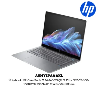 Notebook HP OmniBook X 14-fe0022QU X Elite X1E-78-100/16GB/1TB SSD/14.0″ Touch/Win11Home (A9MY1PA#AKL)