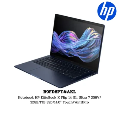 Notebook HP EliteBook X Flip 14 G1i Ultra 7 258V/32GB/1TB SSD/14.0″ Touch/Win11Pro (B9FD6PT#AKL)