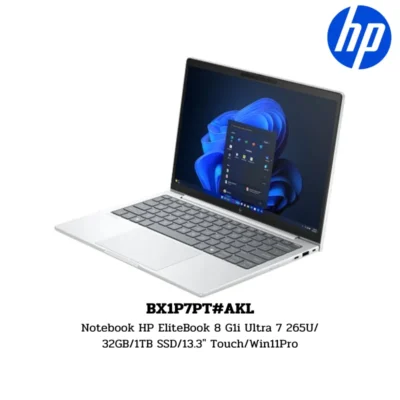 Notebook HP EliteBook 8 G1i Ultra 7 265U/32GB/1TB SSD/13.3″ Touch/Win11Pro (BX1P7PT#AKL)