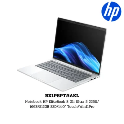 Notebook HP EliteBook 8 G1i Ultra 5 225U/16GB/512GB SSD/14.0″ Touch/Win11Pro (BX1P8PT#AKL)