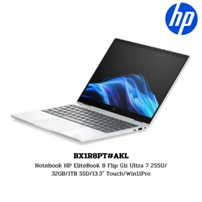Notebook HP EliteBook 8 Flip G1i Ultra 7 255U/32GB/1TB SSD/13.3″ Touch/Win11Pro (BX1R8PT#AKL)