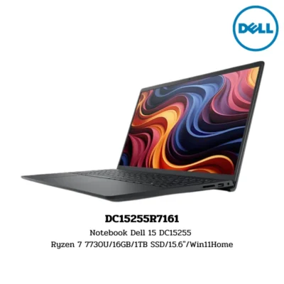 Notebook Dell 15 DC15255 Ryzen 7 7730U/16GB/1TB SSD/15.6″/Win11Home (DC15255R7161)