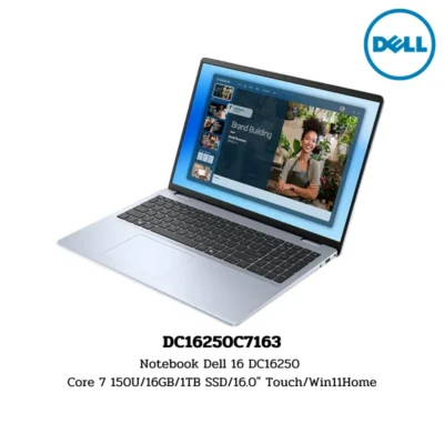 Notebook Dell 16 DC16250 Core 7 150U/16GB/1TB SSD/16.0″ Touch/Win11Home (DC16250C7163)