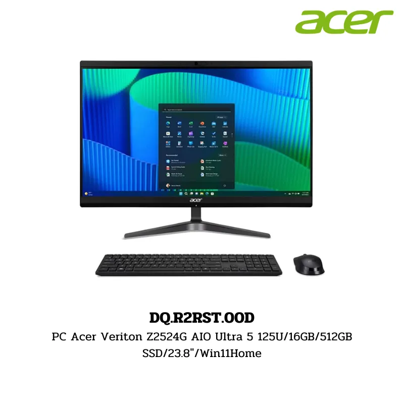 PC Acer Veriton Z2524G AIO Ultra 5 125U/16GB/512GB SSD/23.8″/Win11Home (DQ.R2RST.00D)