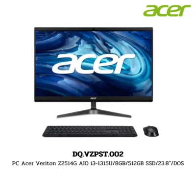 PC Acer Veriton Z2514G AIO i3-1315U/8GB/512GB SSD/23.8″/DOS (DQ.VZPST.002)