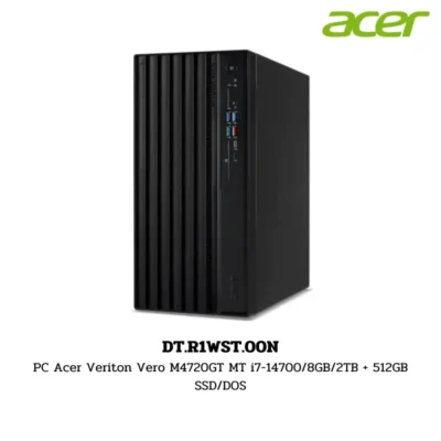 PC Acer Veriton Vero M4720GT MT i7-14700/8GB/2TB + 512GB SSD/DOS (DT.R1WST.00N)