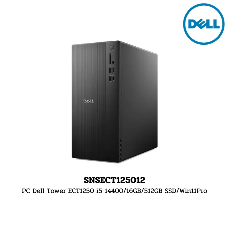 PC Dell Tower ECT1250 i5-14400/16GB/512GB SSD/Win11Pro (SNSECT125012)