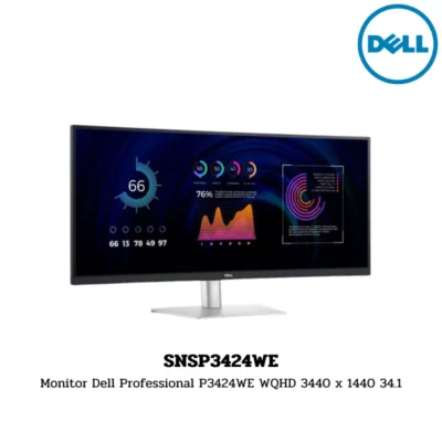 Monitor Dell Professional P3424WE WQHD 3440 x 1440 34.1″ (SNSP3424WE)