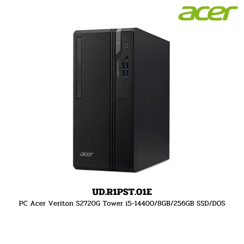 PC Acer Veriton S2720G Tower i5-14400/8GB/256GB SSD/DOS (UD.R1PST.01E)