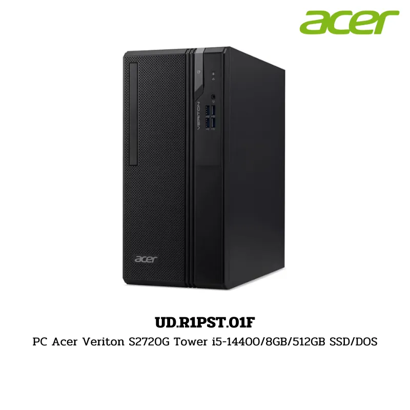 PC Acer Veriton S2720G Tower i5-14400/8GB/512GB SSD/DOS (UD.R1PST.01F)