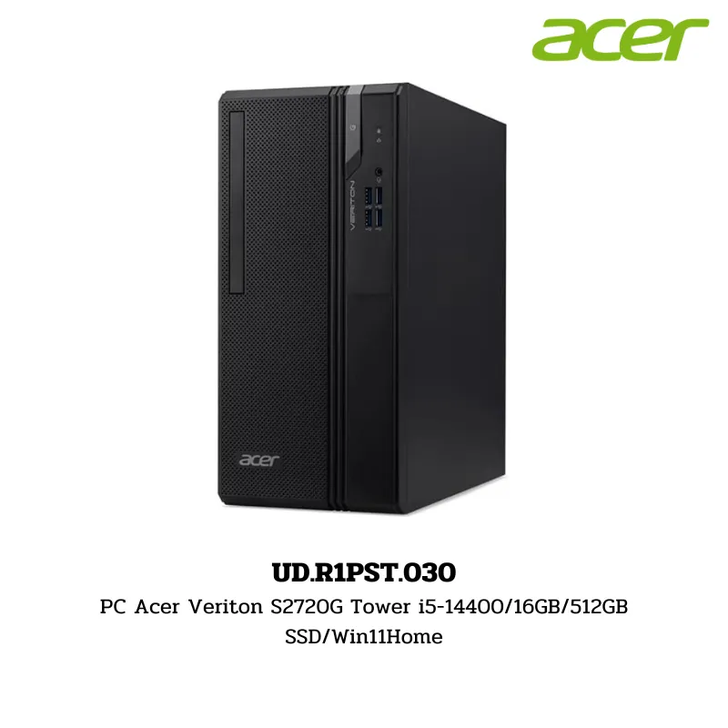 PC Acer Veriton S2720G Tower i5-14400/16GB/512GB SSD/Win11Home (UD.R1PST.030)