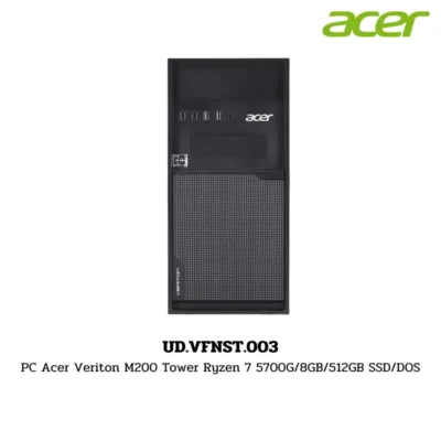 PC Acer Veriton M200 Tower Ryzen 7 5700G/8GB/512GB SSD/DOS (UD.VFNST.003)