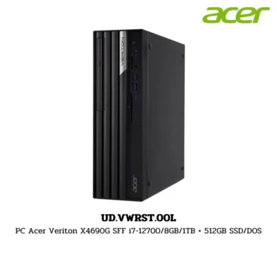 PC Acer Veriton X4690G SFF i7-12700/8GB/1TB + 512GB SSD/DOS (UD.VWRST.00L)