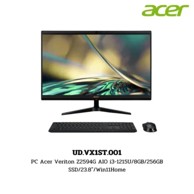 PC Acer Veriton Z2594G AIO i3-1215U/8GB/256GB SSD/23.8″/Win11Home (UD.VX1ST.001)