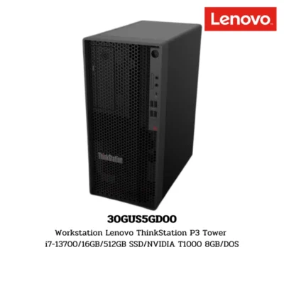 Workstation Lenovo ThinkStation P3 Tower i7-13700/16GB/512GB SSD/NVIDIA T1000 8GB/DOS (30GUS5GD00)