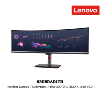 Monitor Lenovo ThinkVision P49w-30D QHD 5120 x 1440 49.0″ (63DBRAR1TH)
