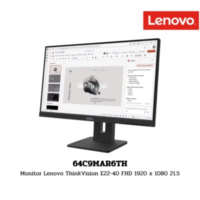 Monitor Lenovo ThinkVision E22-40 FHD 1920 x 1080 21.5″ (64C9MAR6TH)