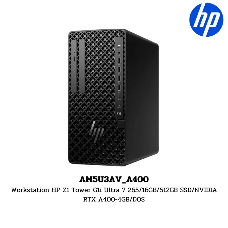 Workstation HP Z1 Tower G1i Ultra 7 265/16GB/512GB SSD/NVIDIA RTX A400-4GB/DOS (AM5U3AV_A400)