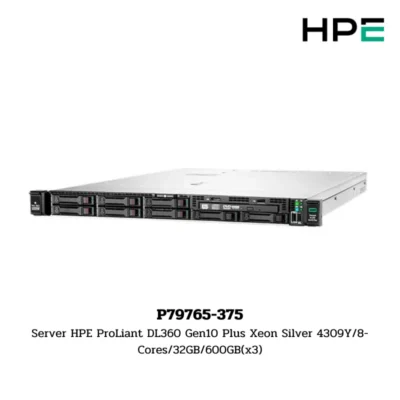 (P79765-375) Server HPE ProLiant DL360 Gen10 Plus Xeon Silver 4309Y/8-Cores/32GB/600GB(x3)
