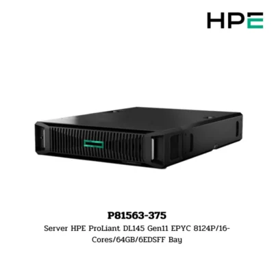 (P81563-375) Server HPE ProLiant DL145 Gen11 EPYC 8124P/16-Cores/64GB/6EDSFF Bay